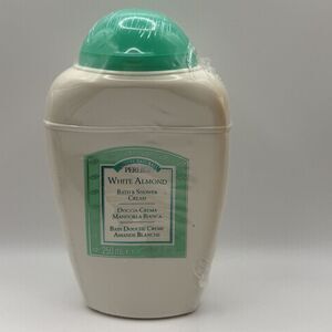 Perlier White Almond Bath & Shower Cream- Made in Italy 8.4‎ FL OZ -NEW SEALED